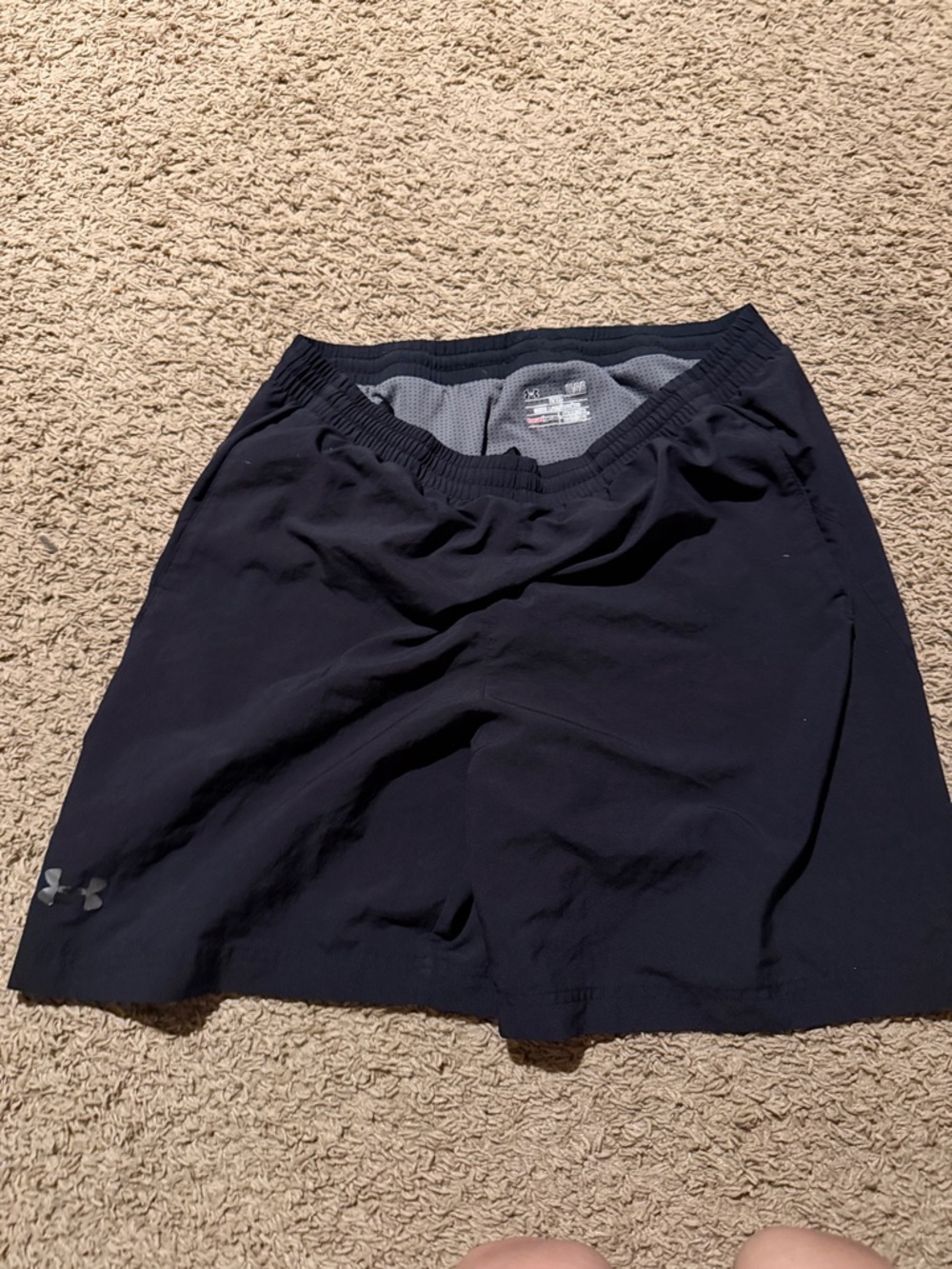 Under Armour black Performance Shorts with Logo
